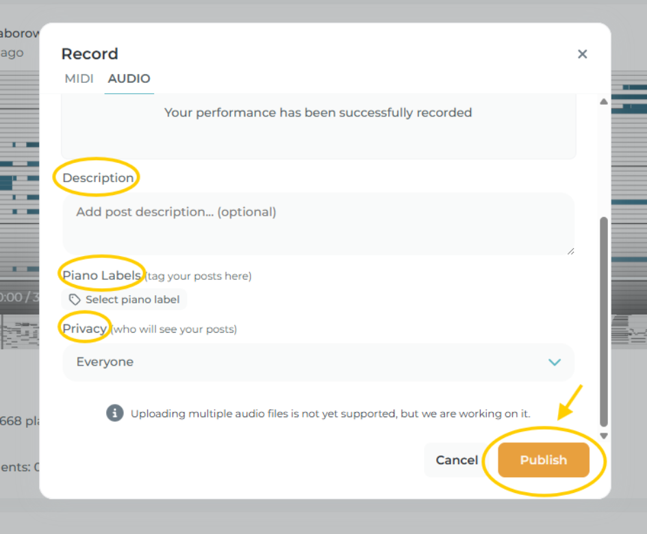 Record step 9