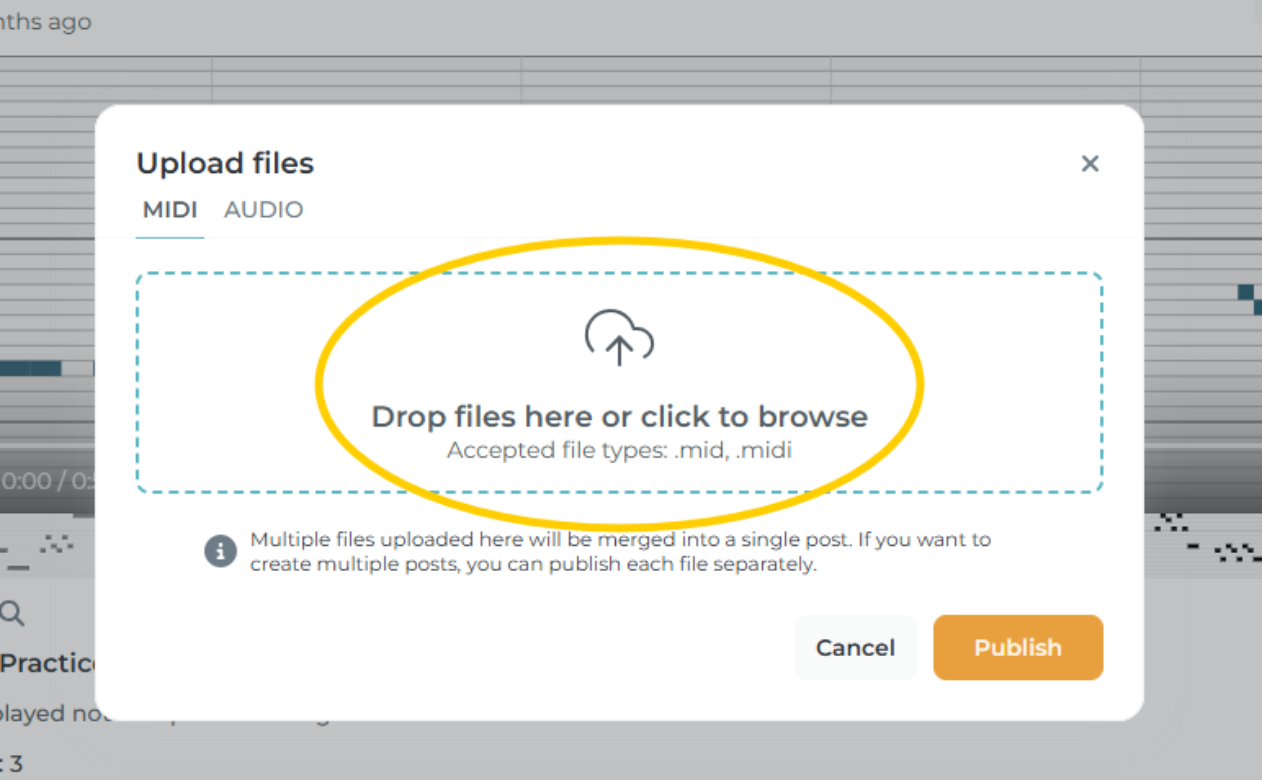 Upload step 3
