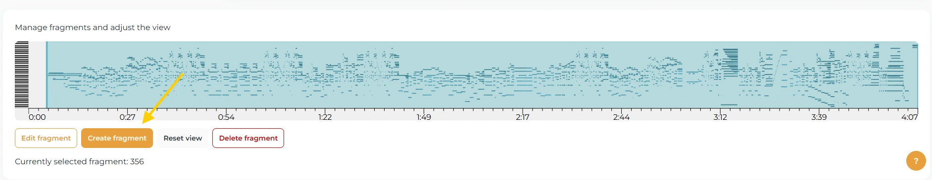 Segment browser step 1
