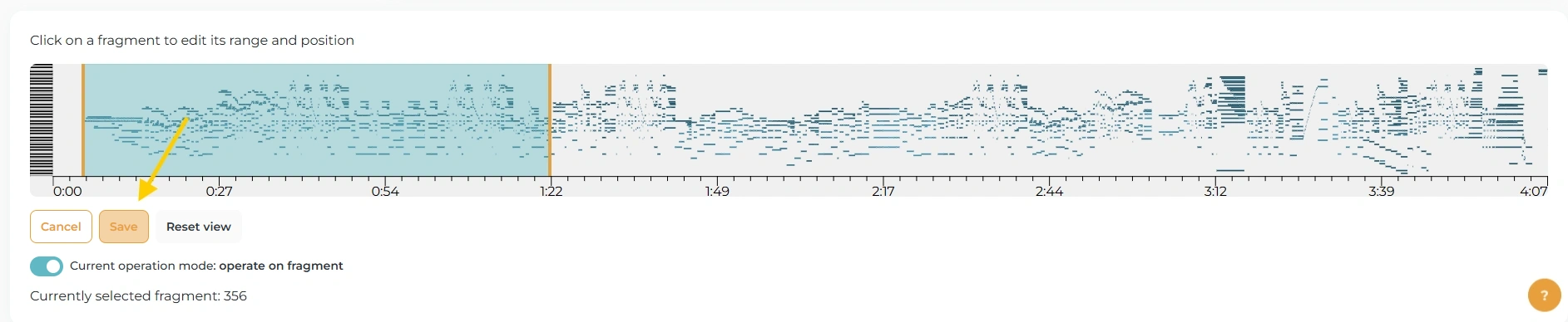 Segment browser step 4