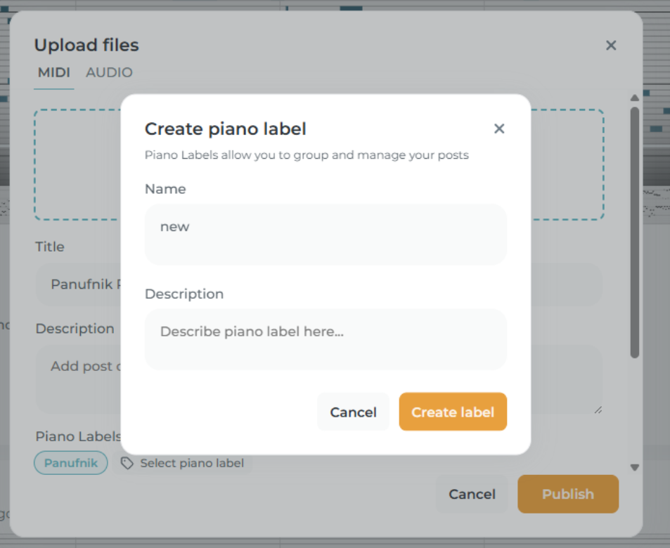 Piano Labels step 5